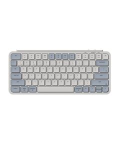 KEYCHRON B1 PRO (B1P-K11) ULTRASLIM MINI WIRELESS BT KEYBOARD ZMK ONLINE CUSTOMIZE RETRO BLUE 75% US
