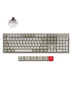 KEYCHRON C2 PRO (C2PX-M3) QMK/VIA MECHANICAL BROWN SWITCH - 8K POLLING RATE HOT SWAP. 100% US RETRO