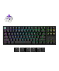 KEYCHRON K8 HE (K8H-J1) SHINE-THROUGH WIRELESS MAGNETIC HALL EFFECT RGB KEYBOARD 80% US LAYOUT