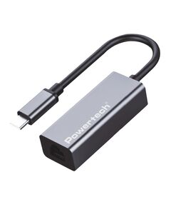 POWERTECH ΑΝΤΆΠΤΟΡΑΣ ΔΙΚΤΎΟΥ PT-1455, USB-C, 1000MBPS ETHERNET, ΓΚΡΙ
