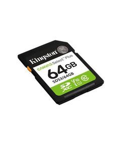 KINGSTON TECHNOLOGY 64GB SDXC CANVAS SELECT PLUS GEN3 100MB/S C10 UHS-I U1 V10