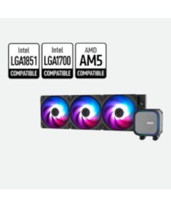 MSI HYDRO COOLER MAG CORELIQUID A13 360, ARGB, INTEL LGA1851/1700/1200/1156/1155/1151/1150, AMD AM5/AM4, 3YW.