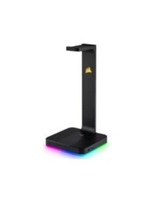 CORSAIR PREMIUM HEADSET STAND ST100 RGB WITH 7.1 SURROUND SOUND - BLACK