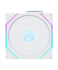 LIAN LI UNI FAN TL-LCD WIRELESS REVERSE 120 WHITE (1PC) CASE FAN