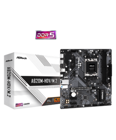 ASROCK MB A620M-HDV/M.2, SOCKET AMD AM5, CS AMD A620, 2 DIMM SOCKETS DDR5, HDMI/DP, PCI-E GEN 4.0, LAN, MICRO-ATX, 3YW.
