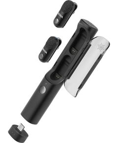 BOYA MAGIC - TYPE-C & 3,5MM, CAMERA RECEIVER WIRELESS MICROPHONE 2 TX + 2 RX + CHARING CASE