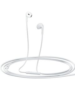 QCY LH1 WHITE - WIRED SEMI-EAR EARPHONES W. MIC IOS ANDROID TYPE-C 1,15M CABLE 20-20KHZ