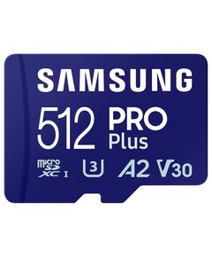 SAMSUNG PRO PLUS MICROSDXC 512GB U3 V30 A2 UHS-I (MB-MD512SA/EU) (SAMMB-MD512SA-EU)