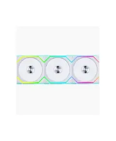 LIAN LI UNI FAN INFINITY SL- WIRELESS - 120 -3PCS REVERSE WHITE (TRIPLE PACK INCLUDE CONTROLLER)