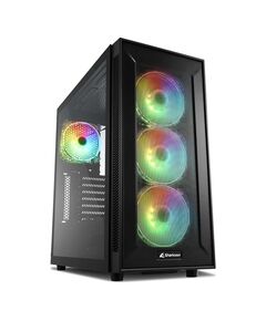SHARKOON TG6M RGB MIDI TOWER ΜΑΎΡΟ (TG6MRGB) (SHRTG6MRGB)