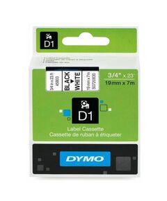 ΤΑΙΝΊΑ ΕΤΙΚΕΤΟΓΡΆΦΟΥ DYMO D1 (ΜΑΎΡΑ ΓΡΆΜΜΑΤΑ ΣΕ ΛΕΥΚΌ ΦΌΝΤΟ) (S0720830) (DYMO45803)