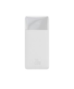 BASEUS BIPOW OVERSEAS EDITION POWER BANK 10000MAH 20W ΜΕ 2 ΘΎΡΕΣ USB-A ΚΑΙ ΘΎΡΑ USB-C ΛΕΥΚΌ (PPBD050502) (BASPPBD050502)