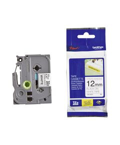 BROTHER TZE-S231 LABELLING TAPE CASSETTE – BLACK ON WHITE, 12MM WIDE (TZES231) (BROTZES231)