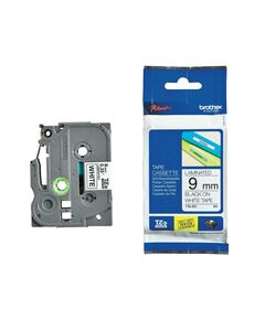 BROTHER P-TOUCH NON LAMINATED BLACK ON WHITE 8M X 12MM (TZEN221) (BROTZEN221)
