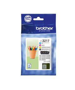 BROTHER ΜΕΛΆΝΙ INKJET LC-3217VP MULTIPACK (LC-3217VP) (BRO-LC-3217VP)
