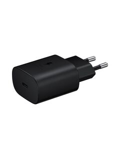 SAMSUNG TRAVEL ADAPTER USB-C 25W  BLACK (EP-TA800NBEGEU) (SAMEP-TA800NBEGEU)