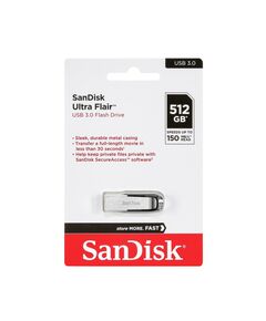 SANDISK CRUZER ULTRA FLAIR USB 3.0 512GB (SDCZ73-512G-G46) (SANSDCZ73-512G-G46)