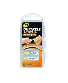 DURACELL ACTIVAIR ΜΠΑΤΑΡΊΕΣ ΑΚΟΥΣΤΙΚΏΝ ΒΑΡΗΚΟΪ́ΑΣ 10 1.4V 6ΤΜΧ (ACA10MF) (DURACA10MF)