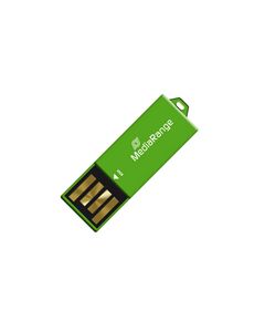 MEDIARANGE USB 2.0 NANO FLASH DRIVE PAPER-CLIP STICK 32GB (GREEN) (MR977)