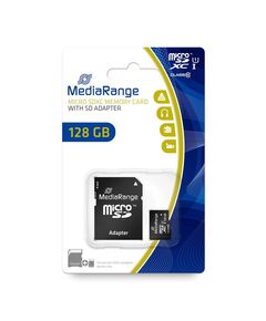 MEDIARANGE MICRO SDXCI CLASS 10 UHS-1 WITH SD ADAPTOR 128 GB (EXTENDED CAPACITY) (MR945)