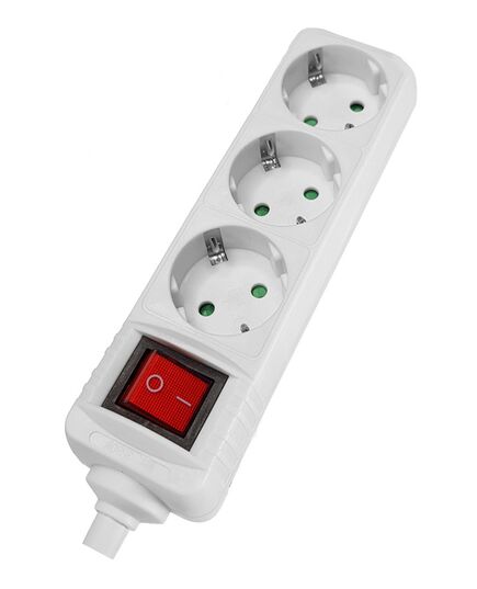 POWERTECH ΠΟΛΎΠΡΙΖΟ PT-885, 3X SCHUKO, 16A, ΧΩΡΊΣ ΚΑΛΏΔΙΟ, ΛΕΥΚΌ