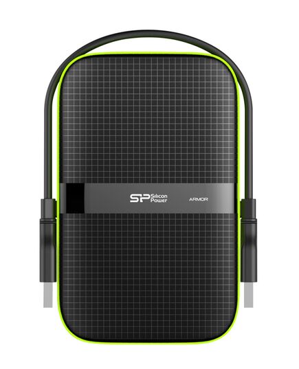 SILICON POWER ΕΞΩΤΕΡΙΚΌΣ HDD ARMOR A60, 1TB, USB 3.1, ΠΡΆΣΙΝΟΣ