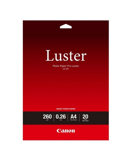 CANON ΦΩΤΟΓΡΑΦΙΚΌ ΧΑΡΤΊ PRO LUSTER A4 SEMI GLOSSY 260G/M² 20 ΦΎΛΛΑ (6211B006) (CAN-LU101A4)