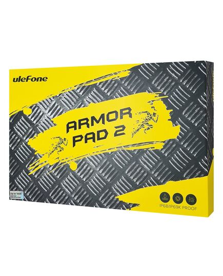 ULEFONE TABLET ARMOR PAD 2, 11" 8/256GB, 18600MAH, IP68/IP69K, 4G, ΜΑΎΡΟ