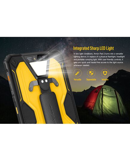 ULEFONE TABLET ARMOR PAD 2, 11" 8/256GB, 18600MAH, IP68/IP69K, 4G, ΜΑΎΡΟ
