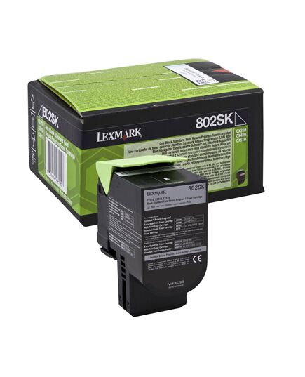 TONER LEXMARK 80C2SK0 BLACK (80C2SK0) (LEX80C2SK0)