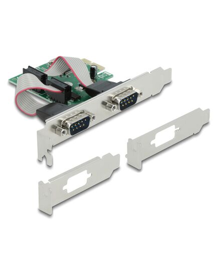 DELOCK ΚΆΡΤΑ ΕΠΈΚΤΑΣΗΣ PCIE ΣΕ 2X RS-232 90007, 921.6KBPS