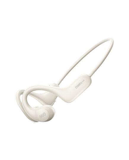 QCY CROSSKY LINK WHITE - OPEN EAR AIR CONDUCTION HEADPHONES SPORTS WATERPROOF IPX6 HEADSET BT 5,3