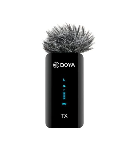 BOYA BY-XM6-S1 2.4 GHZ WIRELESS MIC SYSTEM 3.5MM FOR CAMERA, PHONE, LAPTOP (1 TRANSMITTER)