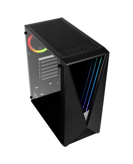KOLINK VOID RGB MIDI-TOWER - BLACK - TEMPERED GLASS WINDOW