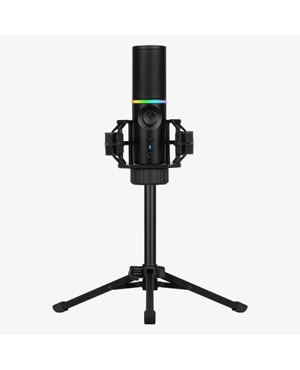 STREAMPLIFY MIC RGB MICROPHONE, USB-A, BLACK - INCL. TRIPOD