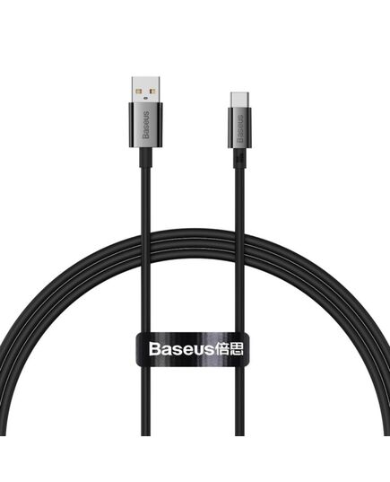 BASEUS CABLE USB DO USB-C SUPERIOR100W 1M (BLACK) (P10320102114-00) (BASP10320102114-00)
