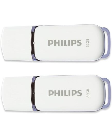 PHILIPS SNOW 32GB USB 2.0 2-PACK (FM32FD70D/00) (PHIFM32FD70D-00)