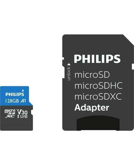 PHILIPS ULTRA PRO MICROSDXC 128GB CLASS 10 U3 V30 UHS-I ΜΕ USB READER (FM12MP65B/00) (PHIFM12MP65B-00)