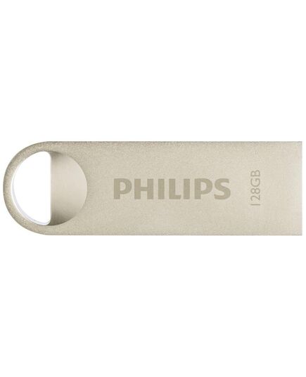 PHILIPS MOON 128GB USB 2.0 STICK ΑΣΗΜΊ (FM12FD160B/00) (PHIFM12FD160B-00)