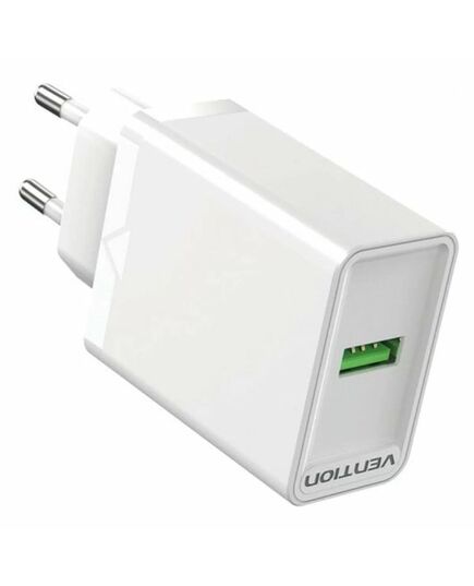 VENTION USB WALL CHARGER (18W) EU WHITE (FABW0-EU) (VENFABW0-EU)