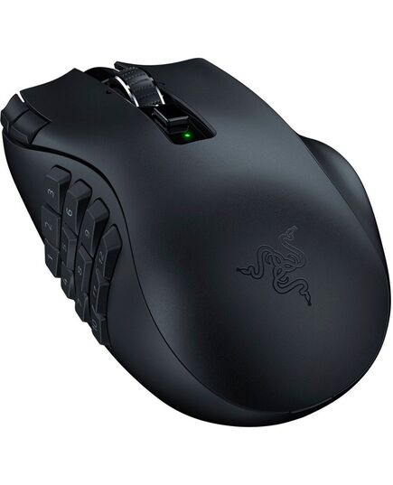 RAZER NAGA V2 HYPERSPEED - WIRELESS MMO GAMING MOUSE - 30K DPI - 2.4GHZ / BLUETOOTH - 19 BUTTONS
