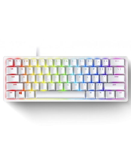 RAZER HUNTSMAN MINI MERCURY ED. - 60% OPTO MECHANICAL GAMING KEYBOARD PURPLE SWITCH - US LAYOUT