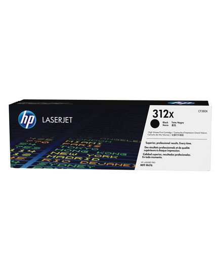 HP 312X LASERJET BLACK TONER HC (4.4K) (CF380X) (HPCF380X)