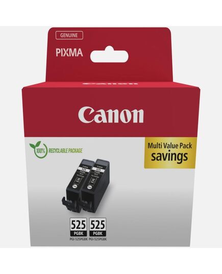 CANON ΜΕΛΆΝΙ INKJET PGI-525 TWIN PACK BLACK (4529B017) (CANPGI-525TP)
