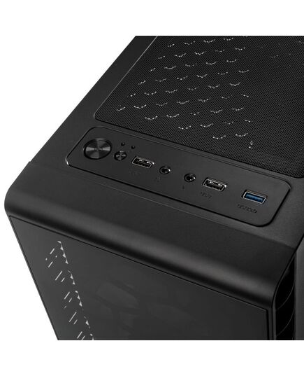 KOLINK OBSERVATORY LITE RGB MIDI-TOWER - TEMPERED GLASS - BLACK