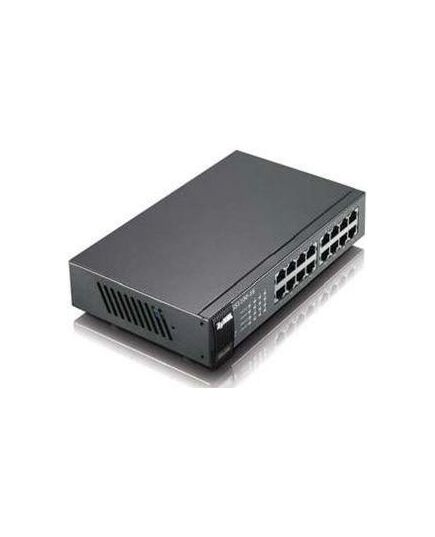 ZYXEL SWITCH GS1100-16, 16 PORTS 10/100/1000MBPS, ENTERPRISE LAN SWITCH, RACKMOUNT, 2YW.