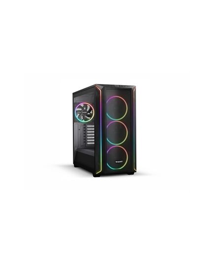 BEQUIET PC CHASSIS SHADOW BASE 800FX BGW63, MIDI TOWER ATX, BLACK, ARGB LIGHTING, W/O PSU, 3X14CM FRONT LIGHT WINGS 3 FAN, 1X14CM REAR LIGHT WINGS 3 FAN, 3YW.