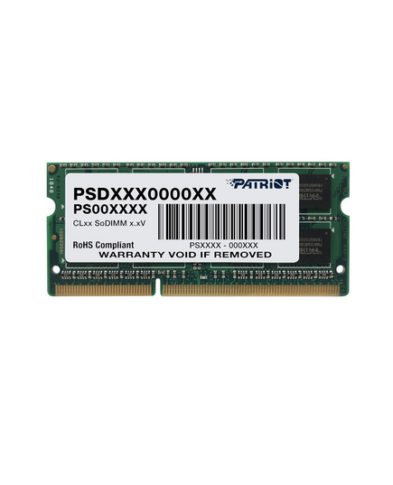 PATRIOT SIGNATURE SODDR3 04GB 1600MHZ PC3-1280 LV 2R/2S