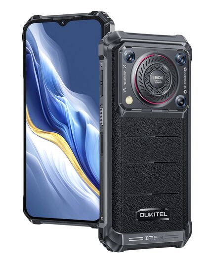 OUKITEL SMARTPHONE WP36, 6.52", 8/128GB, IP68/IP69K, 10600MAH, ΜΑΎΡΟ