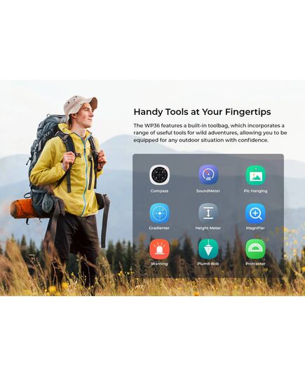 OUKITEL SMARTPHONE WP36, 6.52", 8/128GB, IP68/IP69K, 10600MAH, ΜΑΎΡΟ
